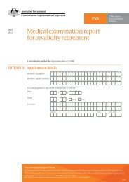 SM2-PSS Medical examination report for invalidity retirement