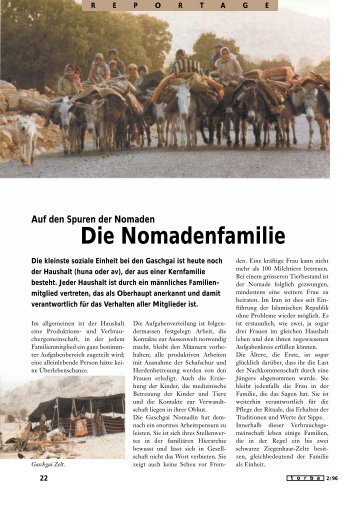 Auf Den Spuren Der Nomaden Die Nomadenfamilie