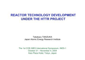 Reactor Technology Development under the HTTR Project.pdf - UxC