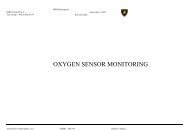 Oxygen sensor monitoring - Automobili Lamborghini Holding Spa ...
