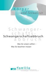 Schwanger- schafts- abbruch - Abtreibung