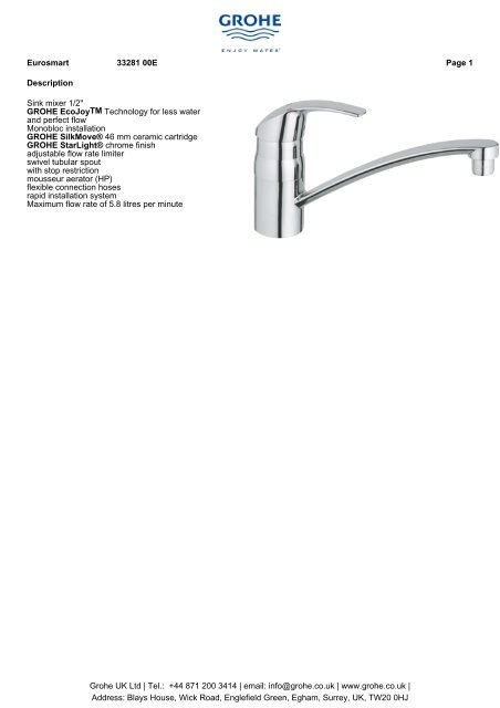 GROHE Flexible<br/>M10x1xM15x1x350