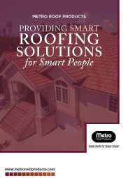 ROOFING - Metro Roof Products