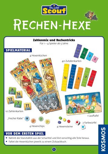 Anleitung: Scout Rechen-Hexe - Kosmos