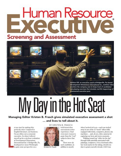 Read the complete article on executive assessment. - DDI