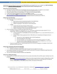 I-20/DS-2019 Request for New Graduate Students - UCI ...