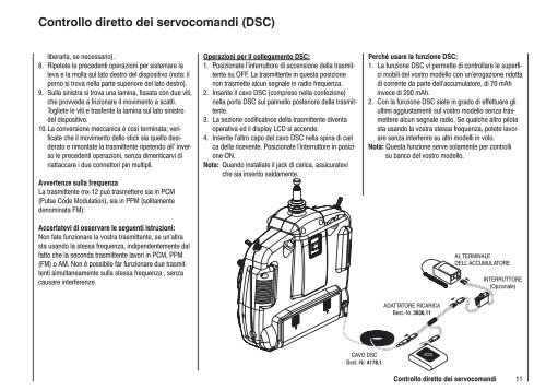 Bedienungsanleitung Graupner JR mx-12 (italienische ... - ROKE