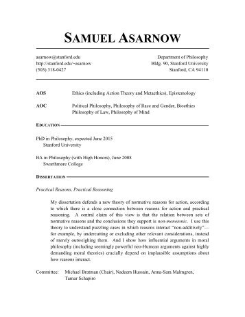How to write a philosophy paper stanford