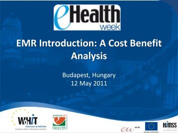 EMR Introduction: A Cost Benefit Analysis - World of Health IT