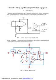 Fázový závěs (PLL) - Free Energy