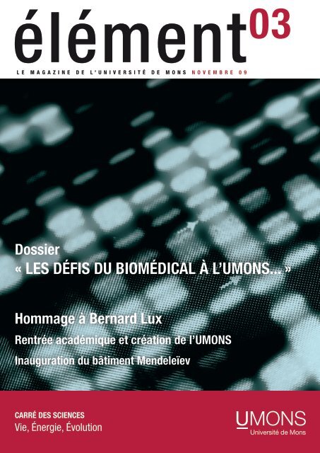 Element n°3 - Université de Mons