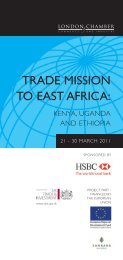 TRADE MISSION TO EAST AFRICA: - HSBC Africa