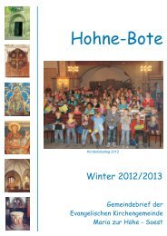Hohne-Bote - Hohnegemeinde.de