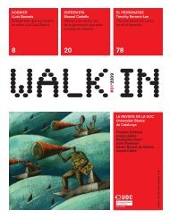 Vull baixar-me tot el número. PDF 27 MB - Walk In - Universitat ...