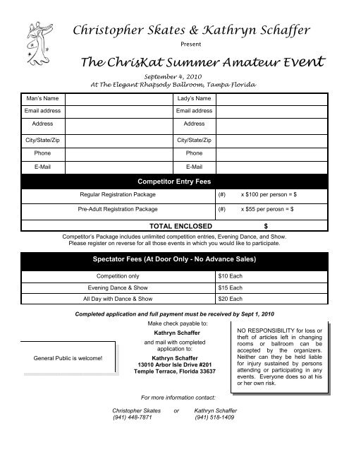 ChrisKat comp entry form 1 - Southern Star