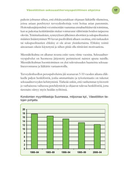 Seksuaaliterveys-poliittinen ohjelma - VÃ¤estÃ¶liitto