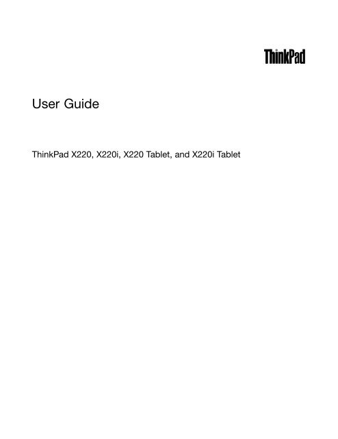 User Guide - Lenovo