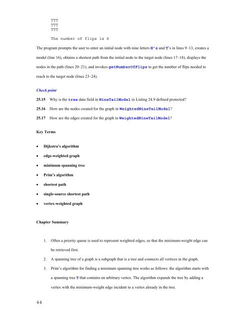 CHAPTER 25 Weighted Graphs and Applications Objectives â¢ To ...