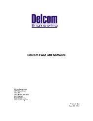 Delcom Foot Ctrl Software - Delcom Products Inc.