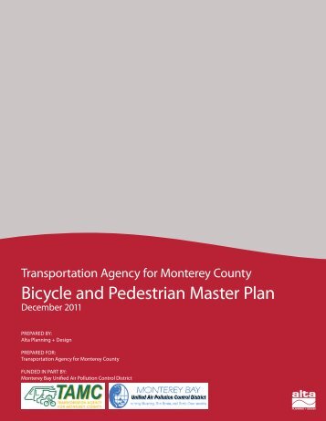 2011 Bicycle and Pedestrian Master Plan (PDF) - Transportation ...