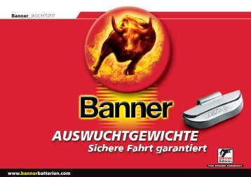 bleifreie auswuchtgewichte fÃ¼r pkw. - Banner GmbH