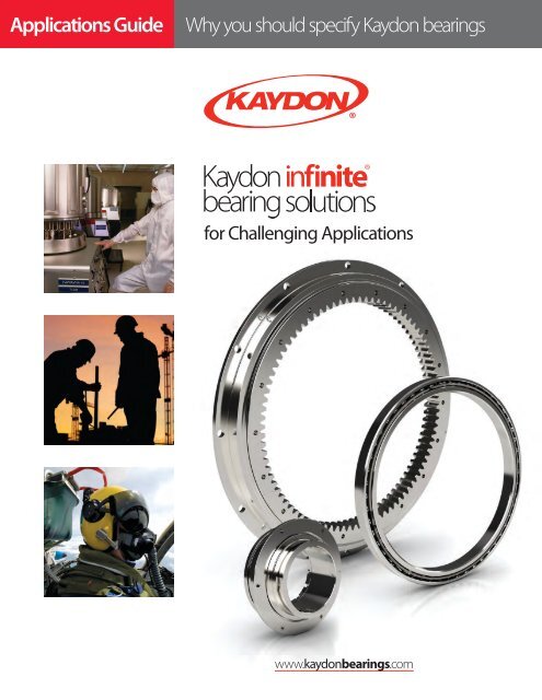 Bearing applications guide - Kaydon Bearings