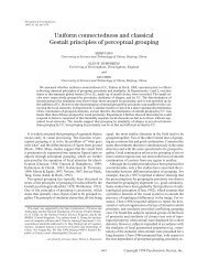 Uniform connectedness and classical Gestalt principles of ...