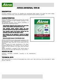 AKROS UNIVERSAL 15W-40
