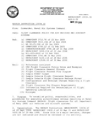 NAVAIR Flight Clearance Instruction 13034.1D.pdf - ACC Practice ...