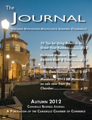 Autumn 2012 - Camarillo Chamber of Commerce