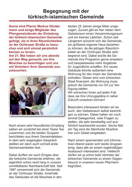 Aktueller Pfarrbrief - Katholisch in Steinfurt