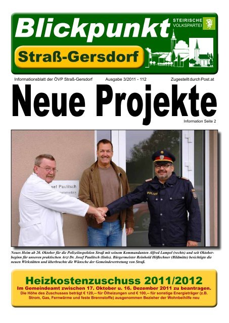 Blickpunkt_32011 - Straß in Steiermark - Steirische Volkspartei