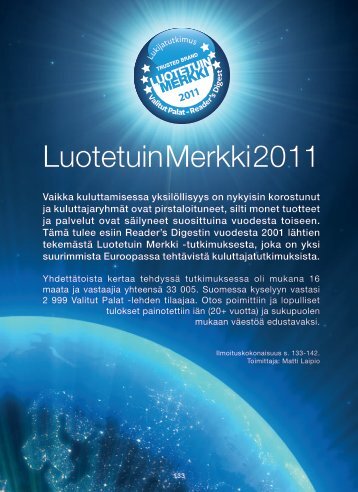 Luotetuin Merkki 2011