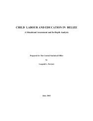 CHILD LABOUR AND EDUCATION IN BELIZE - ILO