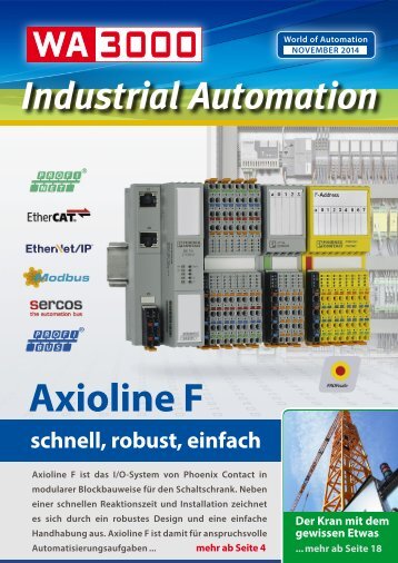 WA3000 Industrial Automation November 2014
