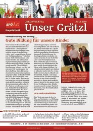 Unser GrÃ¤tzl - SPÃ - Leopoldstadt