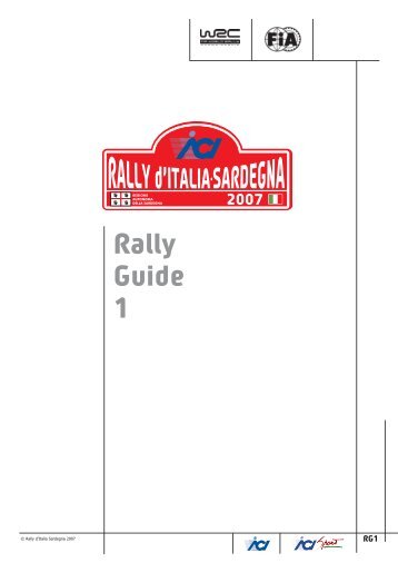 scarica la rally guide 1 - Rally Italia Sardegna