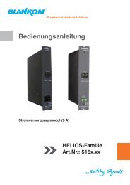 HELIOS-Familie - BLANKOM Antennentechnik GmbH