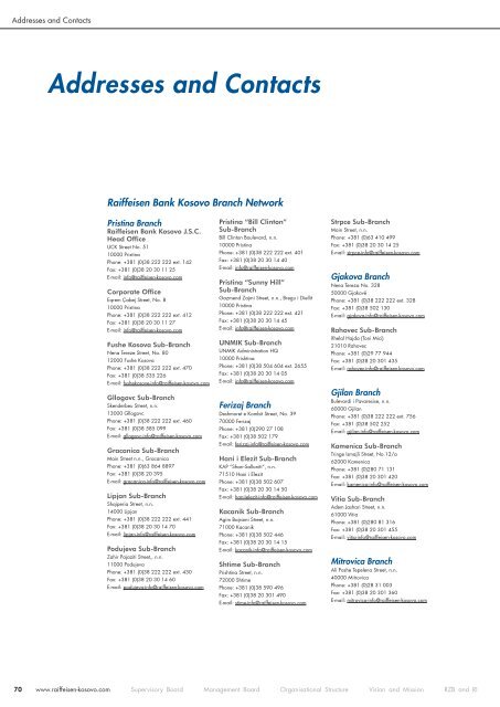 Annual Report - Raiffeisen Bank Kosovo JSC