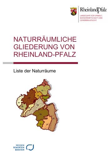 Naturräumliche Gliederung von Rheinland-Pfalz - luwg.rlp.de ...