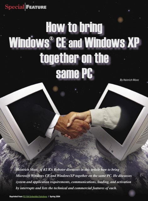 ring Windows XP on the PC - PC/104 and Small Form Factors