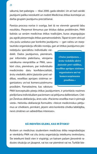 MedicÄ«nas Ätikas rokasgrÄmata - World Medical Association