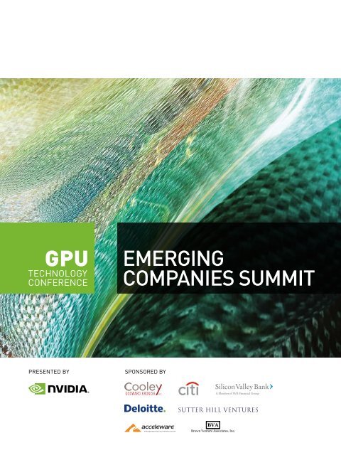 EMERGING COMPANIES SUMMIT - Nvidia