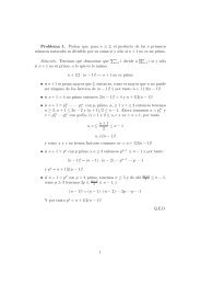 Problema 1. Probar que, para n â¥ 2, el producto de los n primeros ...