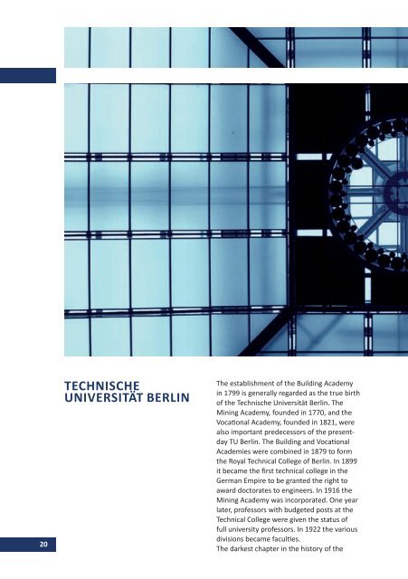 Why BerlIn - Global Production Engineering - TU Berlin