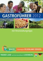 Gastroführer 2012 - Deutsch-Luxemburgische  Tourist-Information