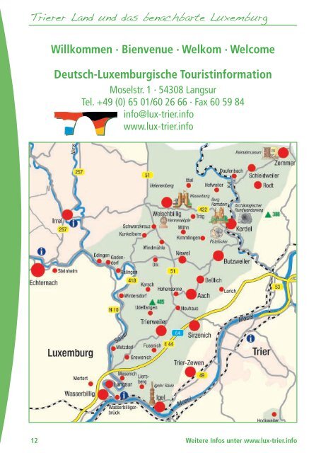 Gastroführer 2012 - Deutsch-Luxemburgische  Tourist-Information