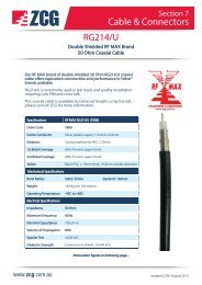 RG214/U Double Shielded Coaxial Cable, RF MAX ... - ZCG Scalar