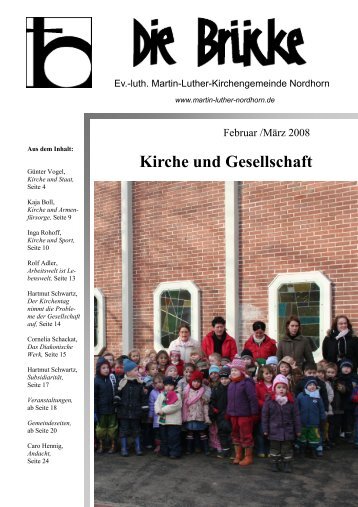 Februar-März 2008 - Lutherisch in Nordhorn