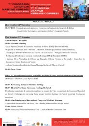 Programm and abstracts - European Maritime Heritage EMH